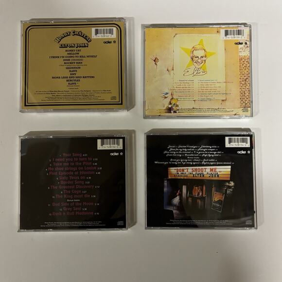 4 CD Lot Elton John Releases Yellow Brick Road, Honky Chateau Elton John - Picture 6 of 11